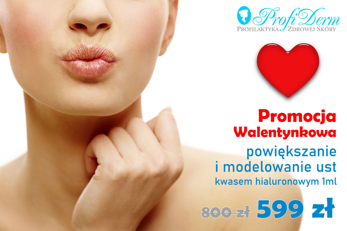 Powiększanie i modelowanie ust kwasem hialuronowym